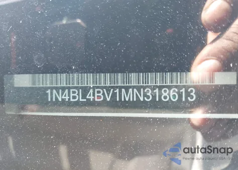 2021 Nissan Altima S Fwd from USA, damaged, VIN 1N4BL4BV1MN318613